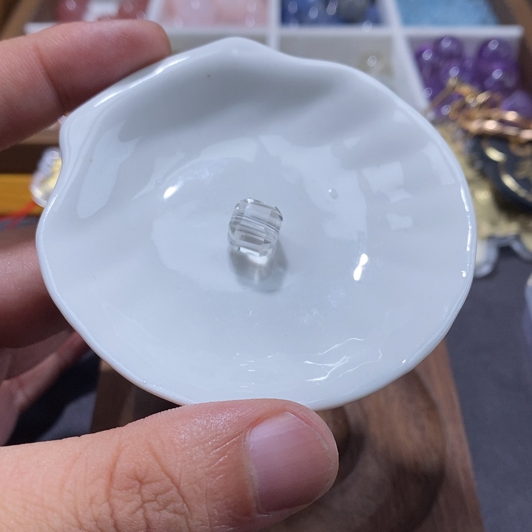 珠宝半成品水晶未镶嵌方糖