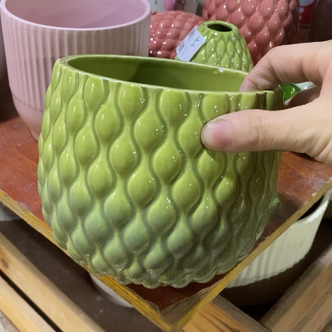 陶杯子陶盆有孔 瑕疵介意勿拍
