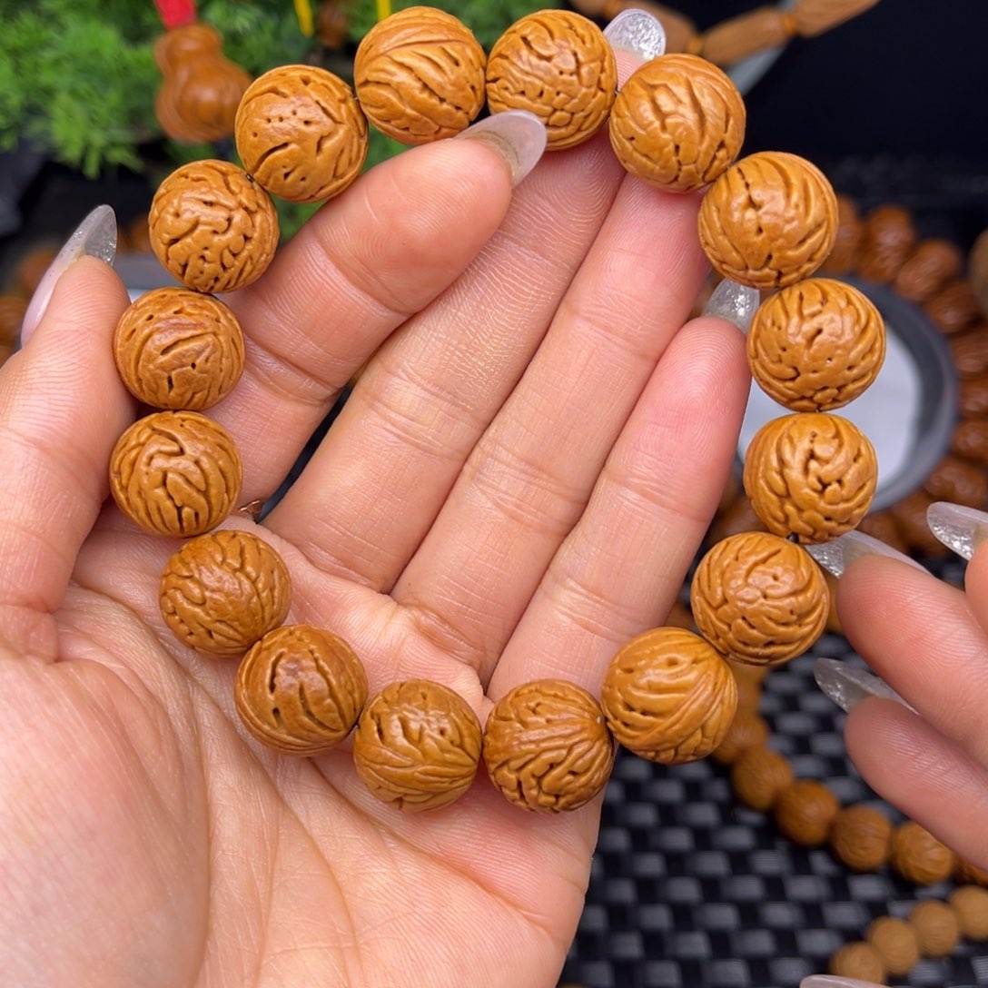 文玩核桃吊坠地球仪单圈