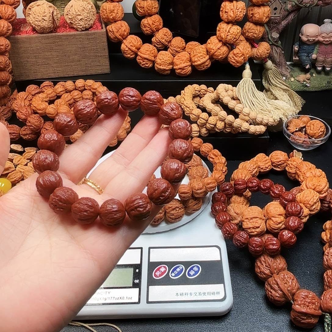达***！把件文玩核桃核桃手串