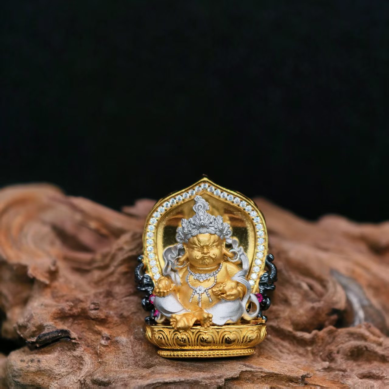 925银银制品 两米定制·九离/银饰颈饰黄姥爷造型YS-JS0466