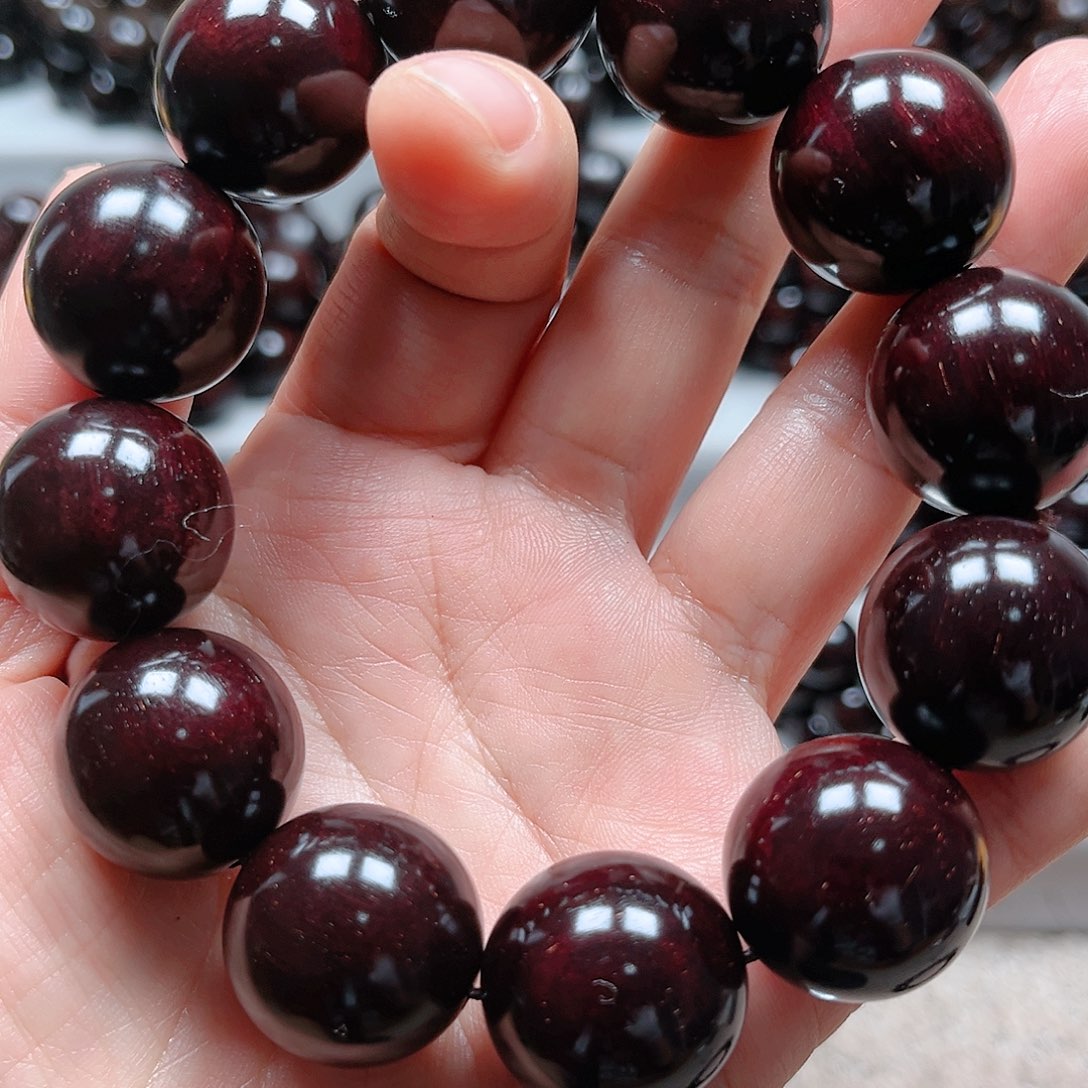 檀香紫檀（小叶紫檀）慈*堂18+1手持