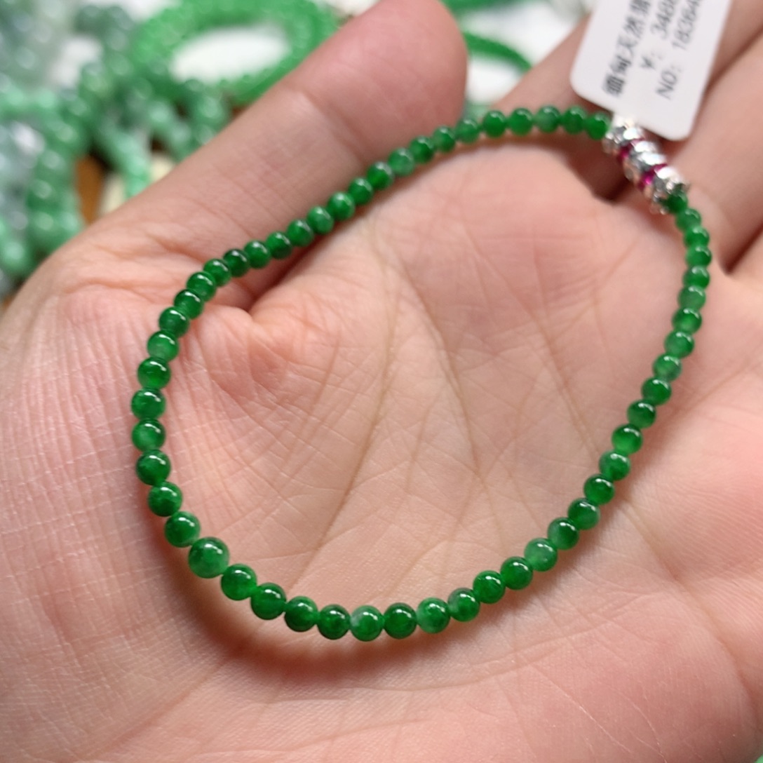 翡翠未镶嵌手链翡翠