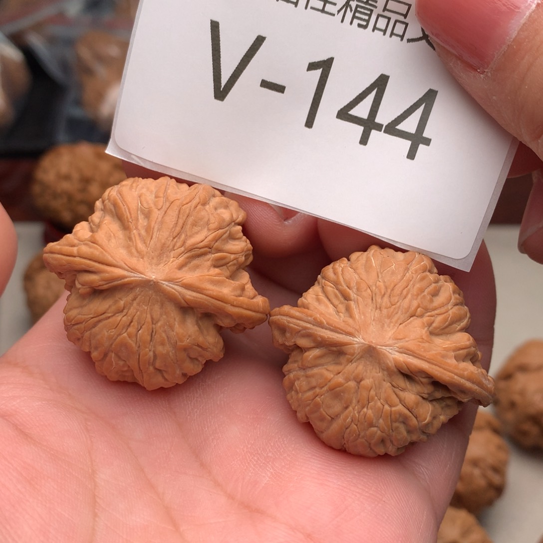 文玩核桃把件37磨盘………..