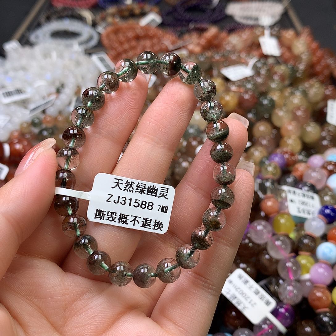 水晶手链未镶嵌，