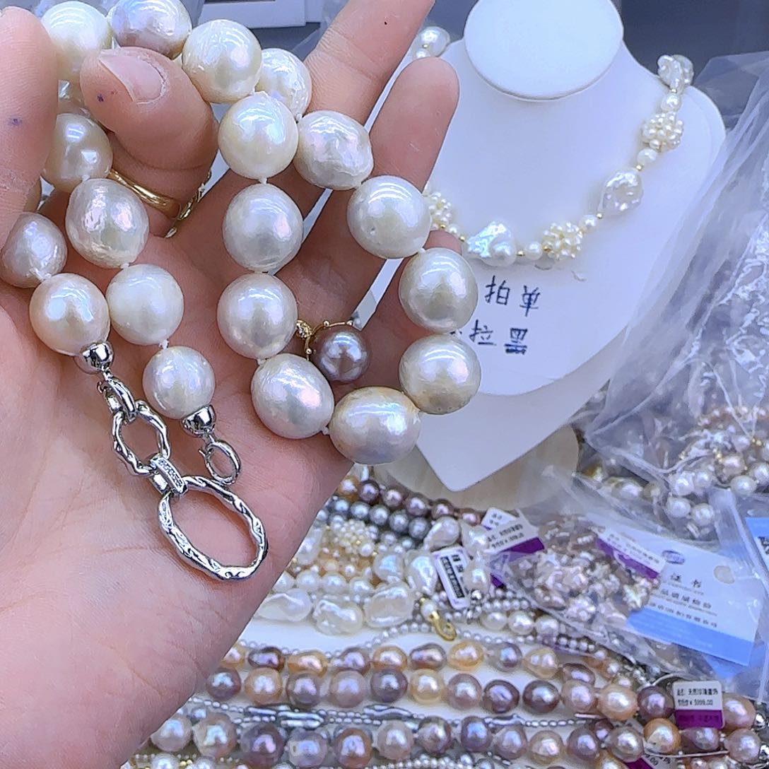 未镶嵌项链定制240淡水珍珠