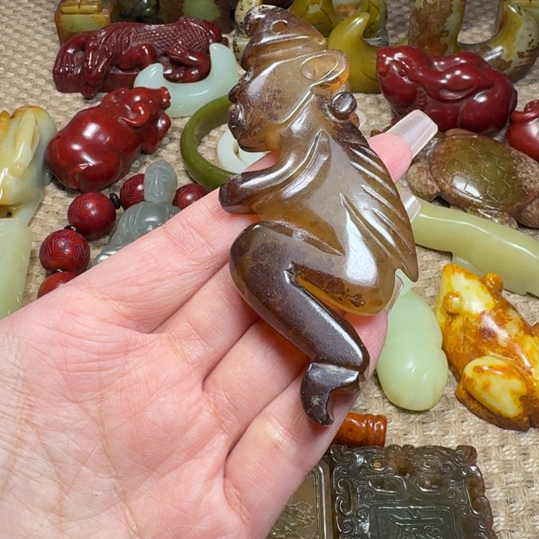 白玉菩提吊坠挂件