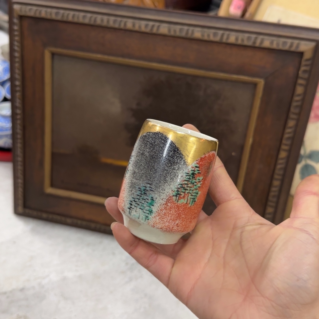 包***戏瓷片瓷片中古回流孤品一件