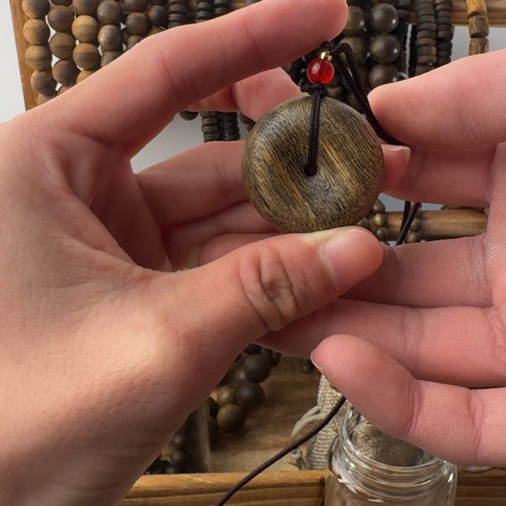 沉香平安扣多样发一