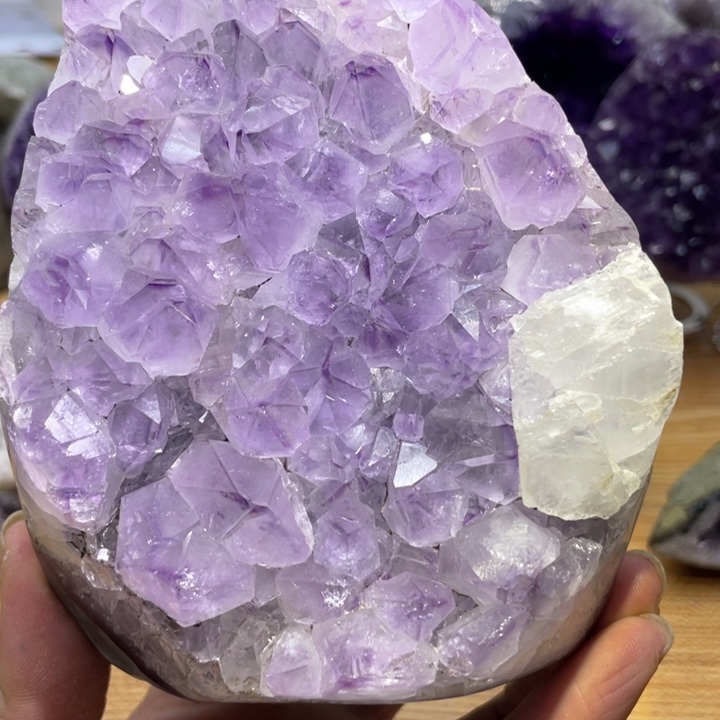 紫晶方解石未镶嵌