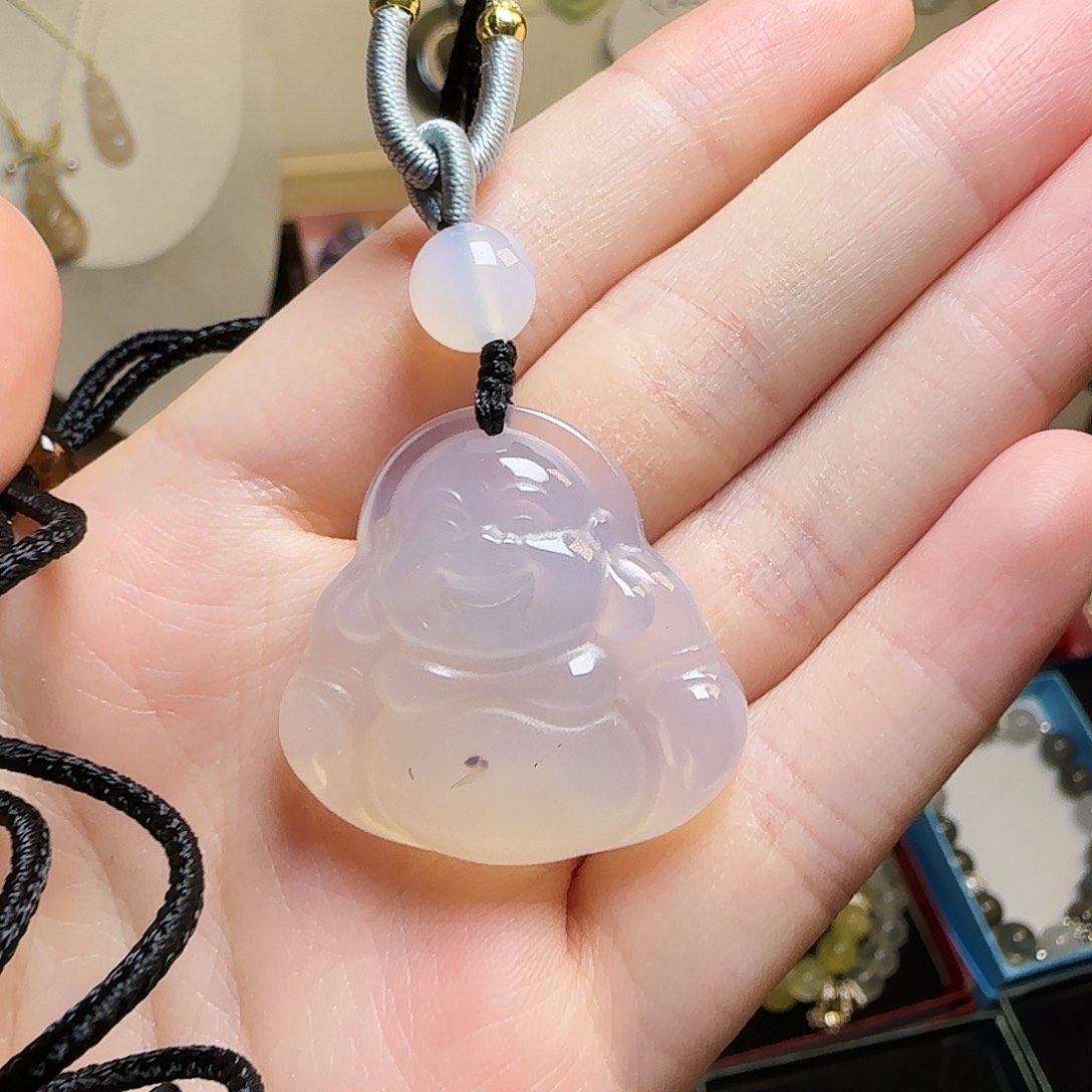 玛瑙/玉髓合金颈饰佛公