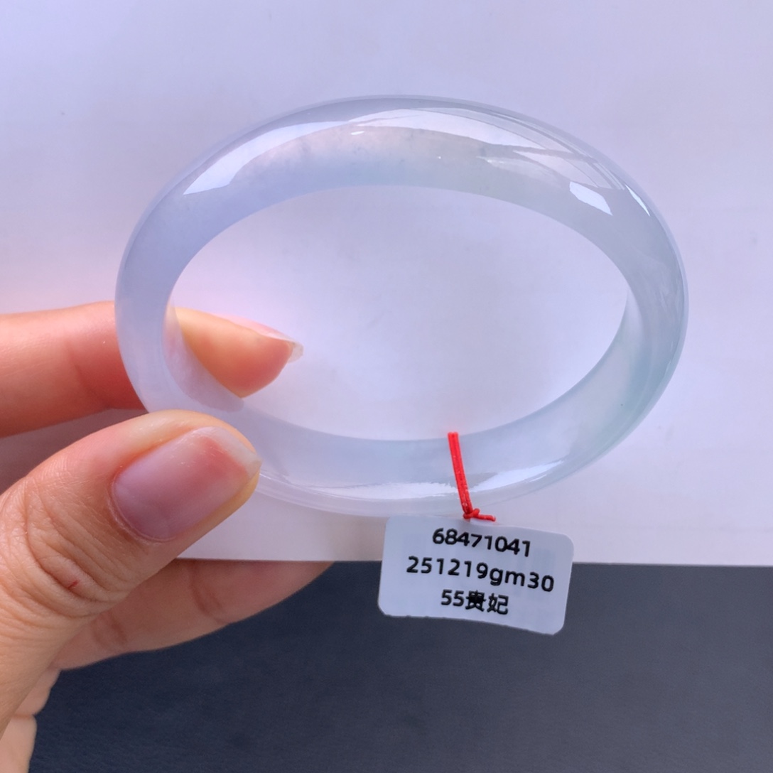 翡翠未镶嵌手镯高冰种水贵妃手镯