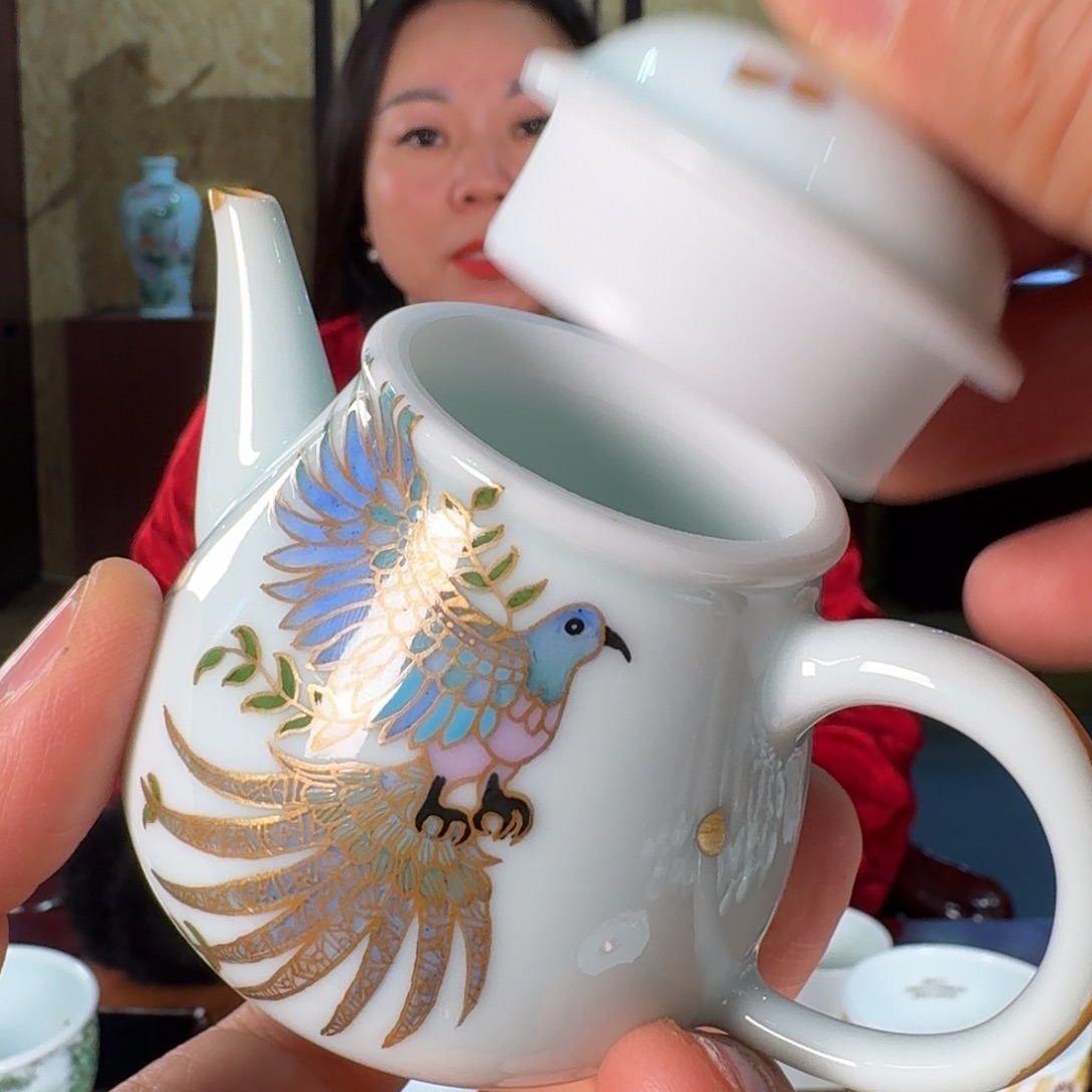 成窑青白瓷茶器精品