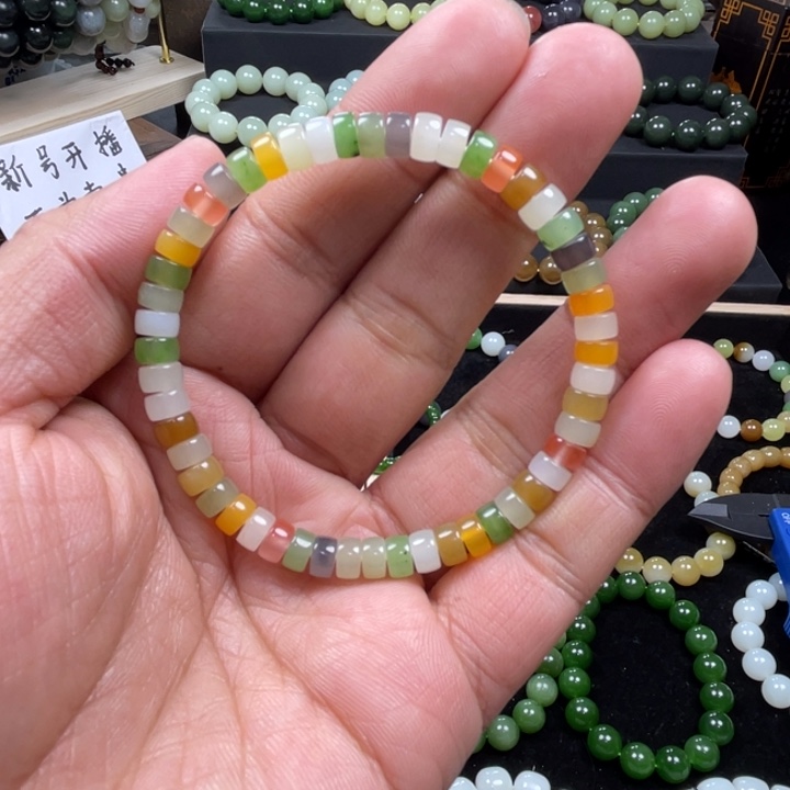 和田玉手串未镶嵌