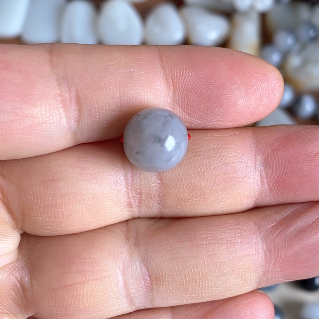 和田玉未镶嵌挂件青花卡13