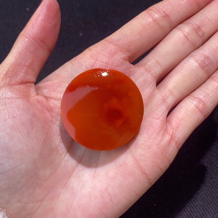 南红玛瑙未镶嵌手链无事牌圆牌
