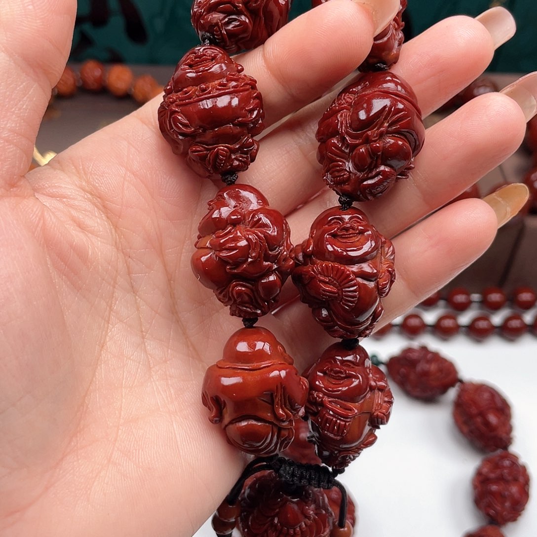 橄榄核手串沧**浮弥勒手串