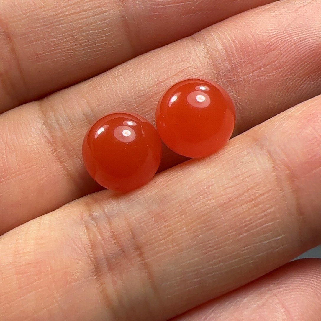 南红玛瑙珠子未镶嵌