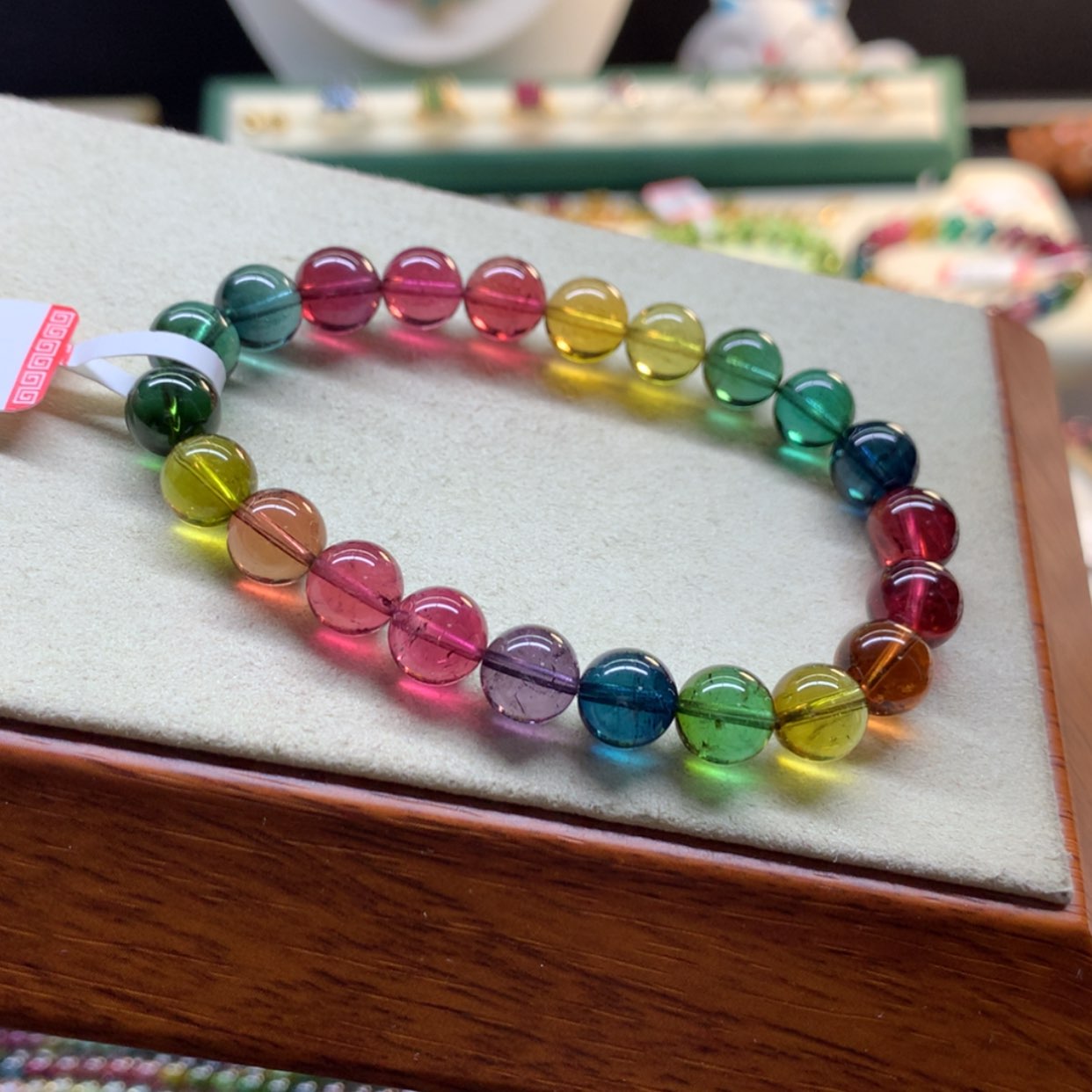 【闪购商品】碧玺手链未镶嵌色标彩虹碧玺