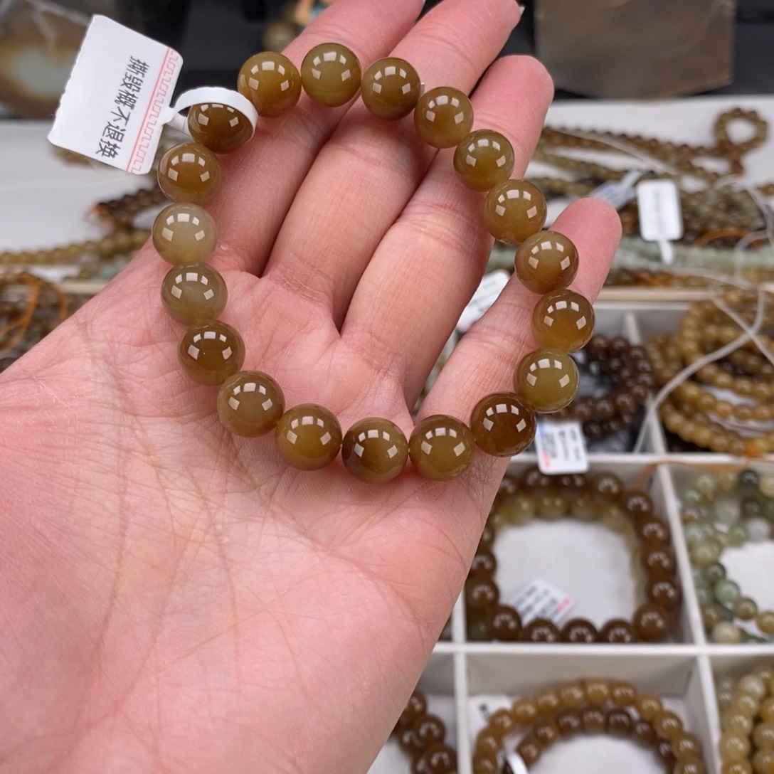 和田玉（糖玉）手串未镶嵌