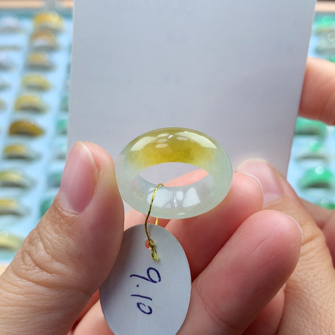 翡翠戒指未镶嵌910圈