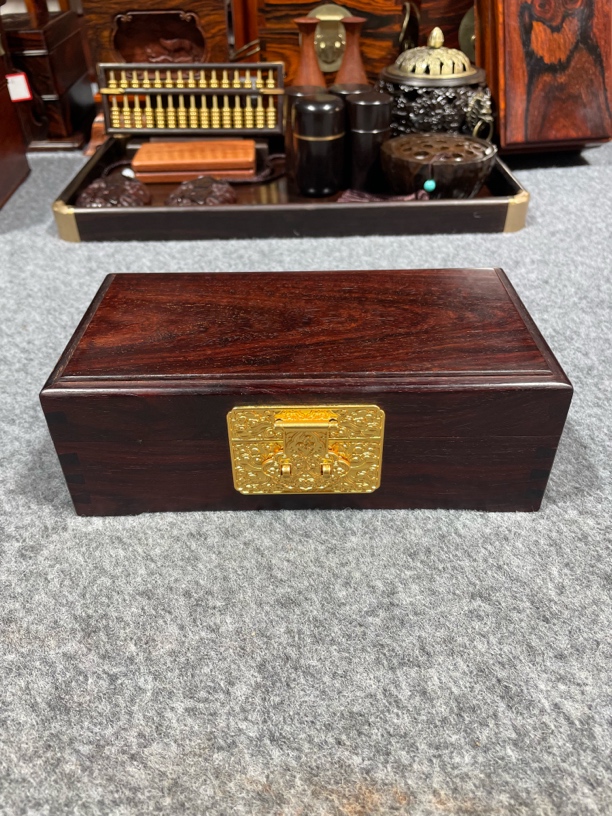 小紫檀收纳盒20*10.5*7
