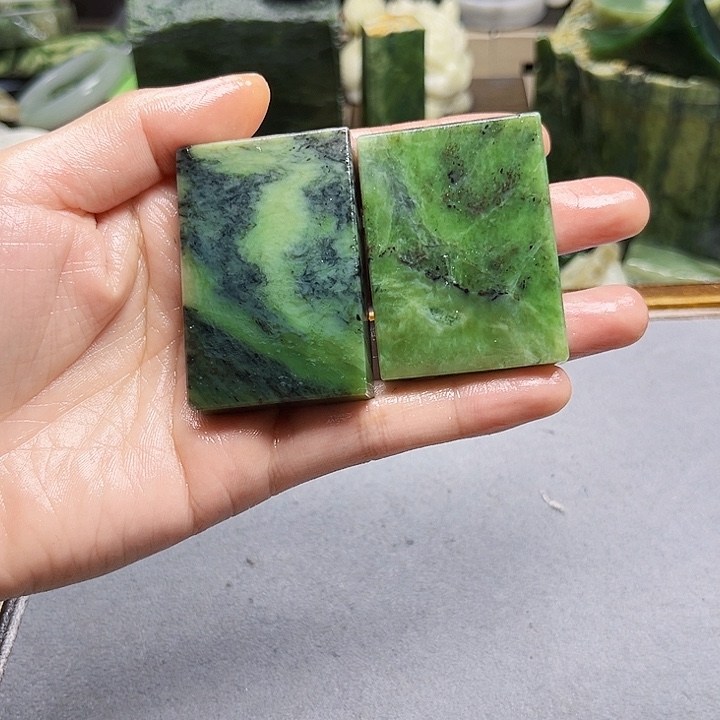 和田玉珠宝半成品未镶嵌