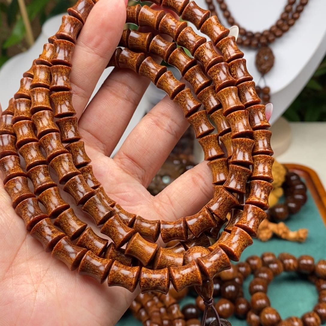 贡木手串/手链贡木1.0竹节果冻火焰龙