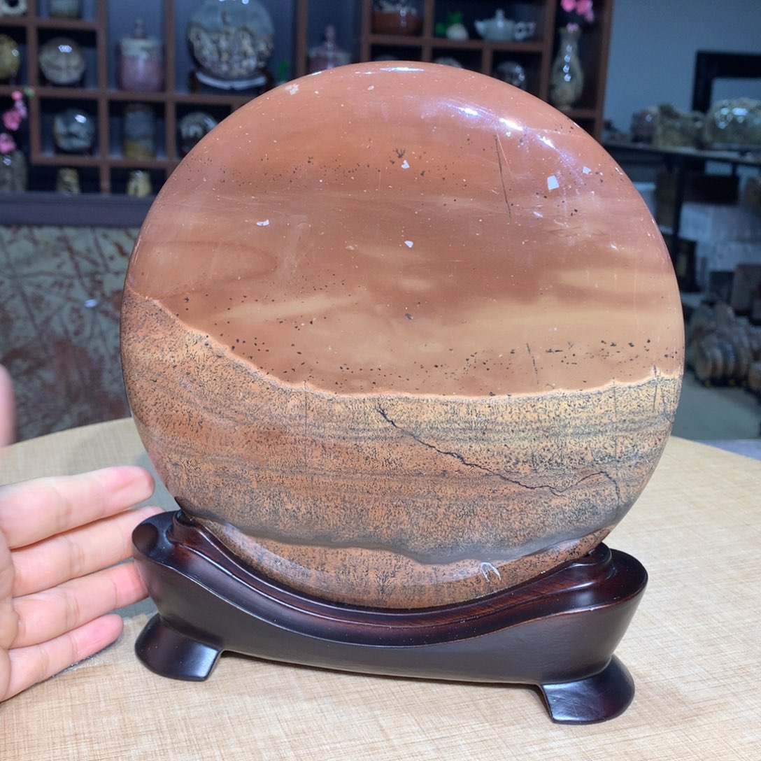 紫砂，广西国画石摆件，观赏