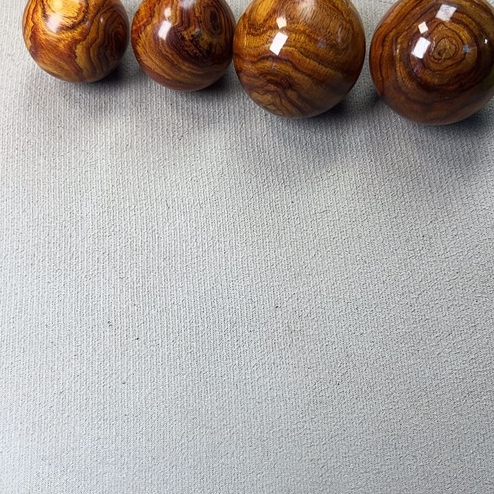 木质天越南手球一对海黄手球一对