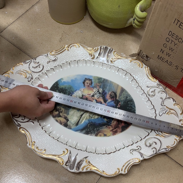 摆件微瑕陶瓷介意勿拍