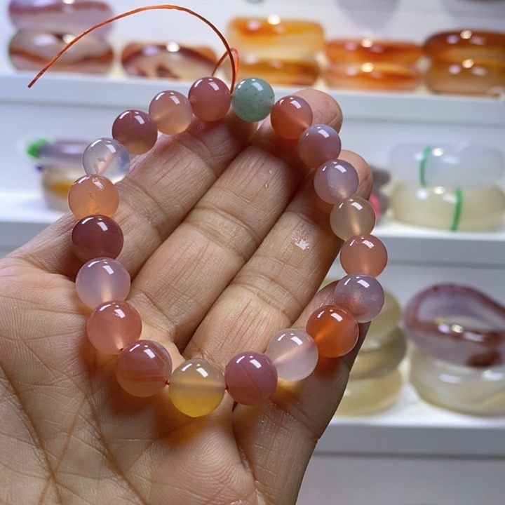 玛瑙/玉髓手链未镶嵌