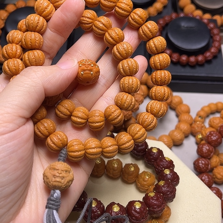 文玩核桃吊坠八棱脖挂