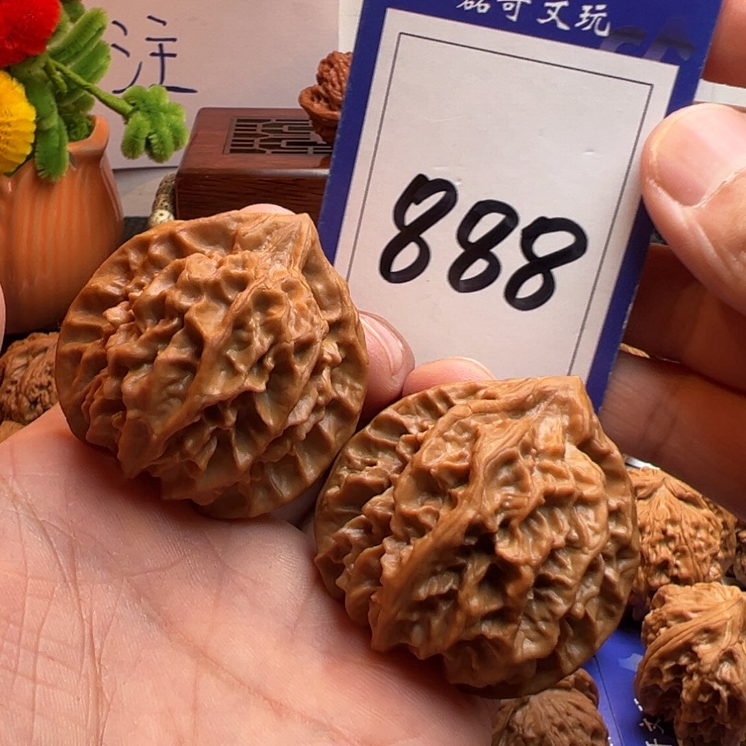 文玩核桃把件曹大龙42尺寸888号
