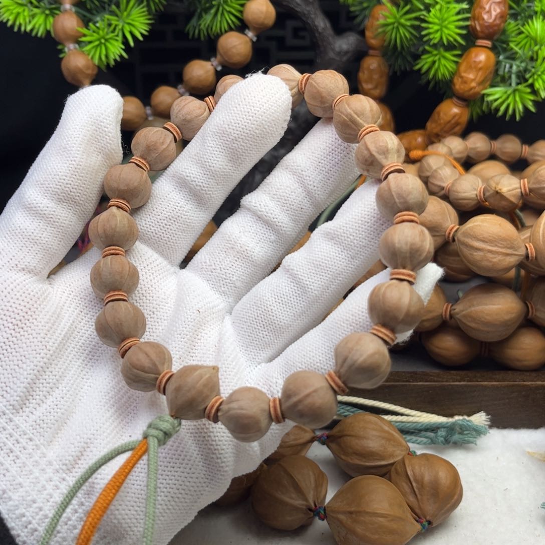 手串/手链橄榄核金**城1.3*1.3三花铁核