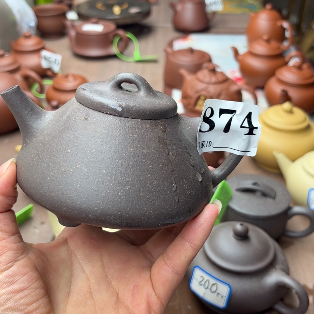 紫砂茶壶天青半手工240cc