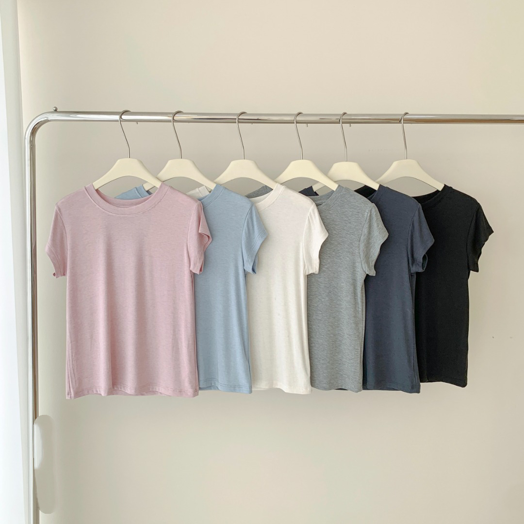 仓美美女装-天丝羊毛精品短袖（卡码推荐拍大）