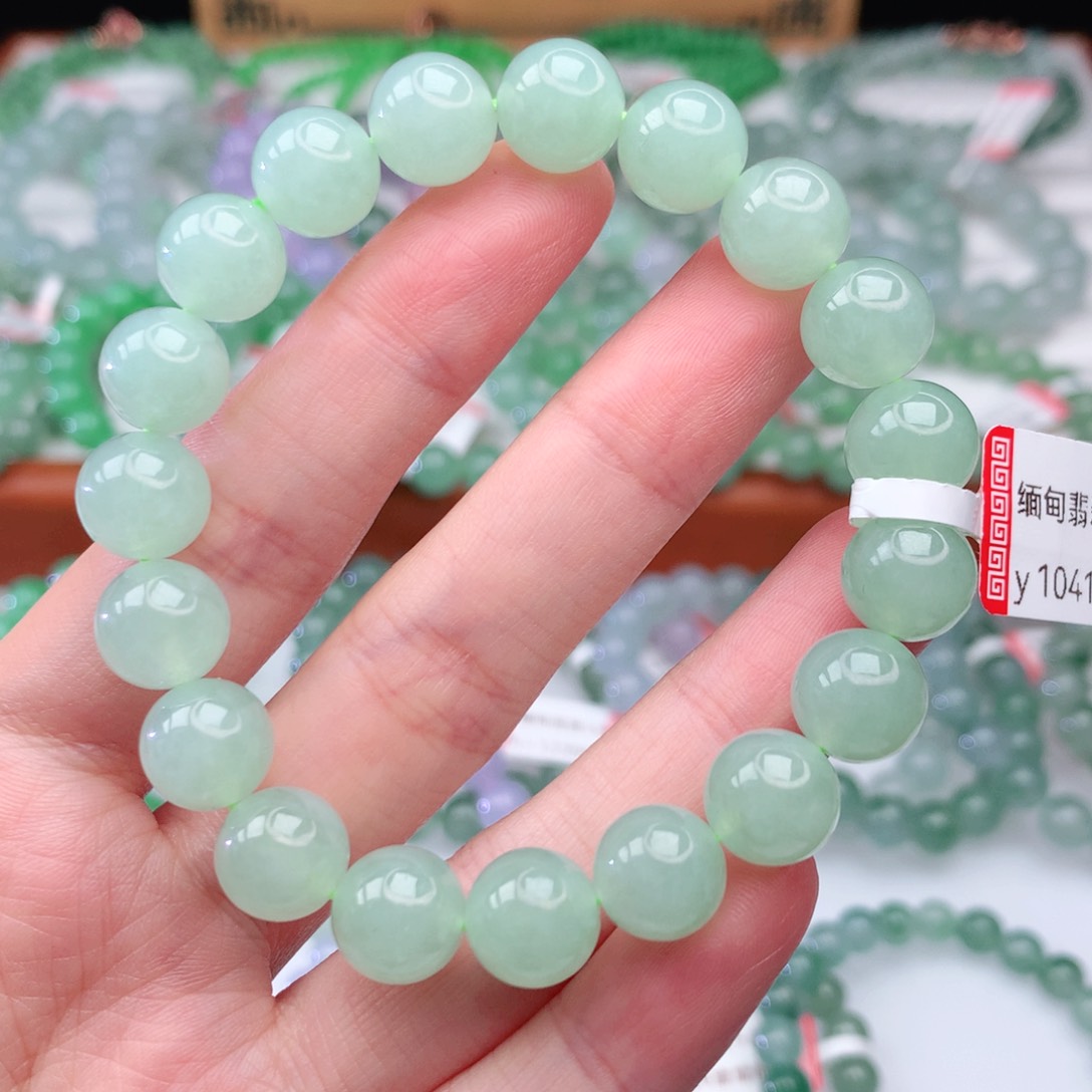 翡翠手链未镶嵌翡翠10mm