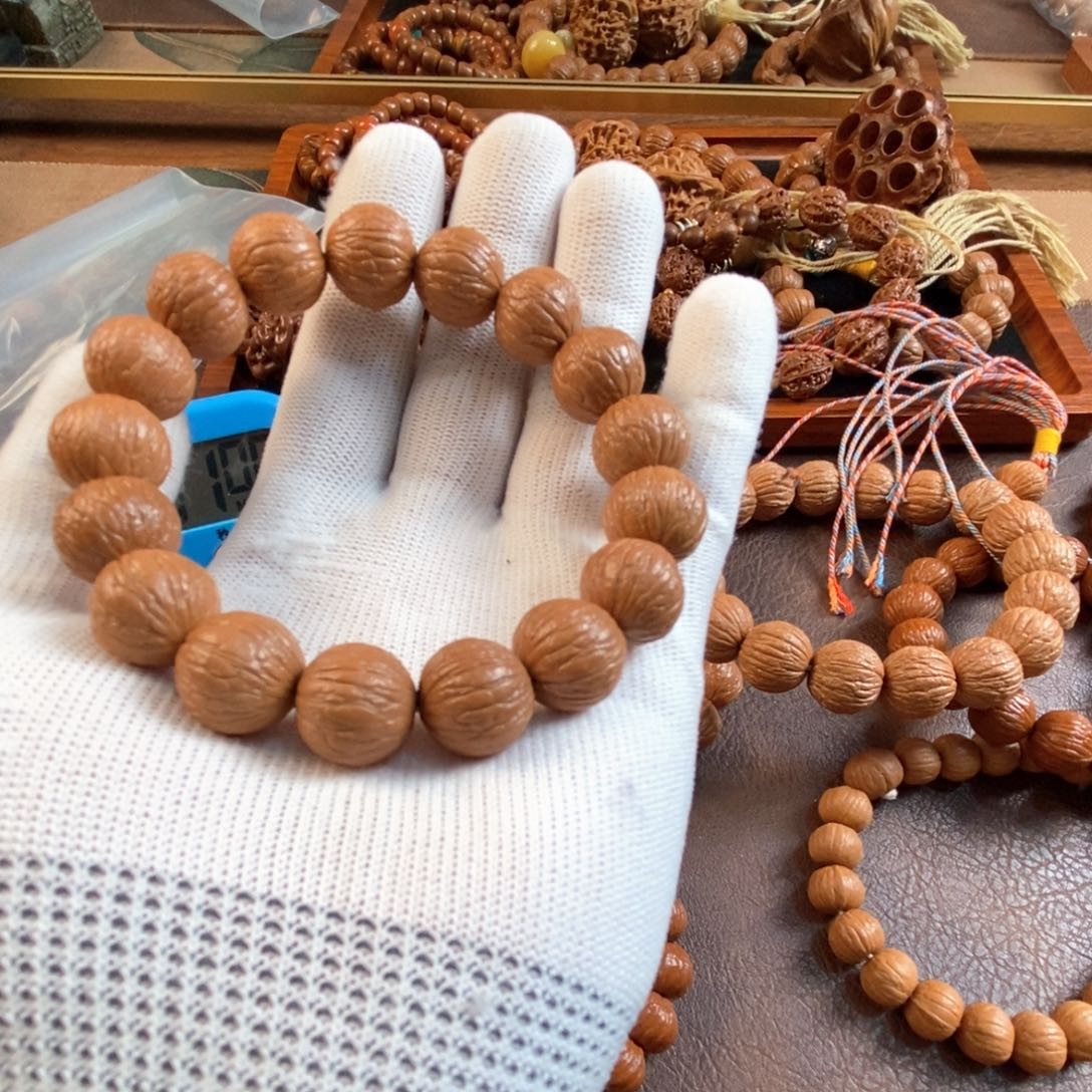 猴头核桃吊坠澈*￴三维同尺凤羽15