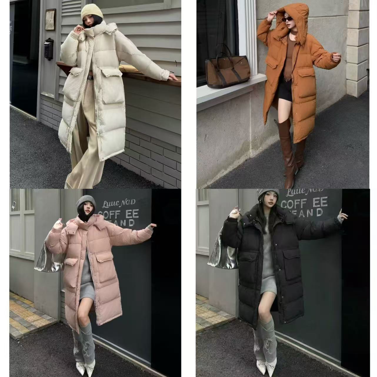 2025新款法式慵懒风时尚休闲高端奢品冬季保暖时尚女士羽绒服G344