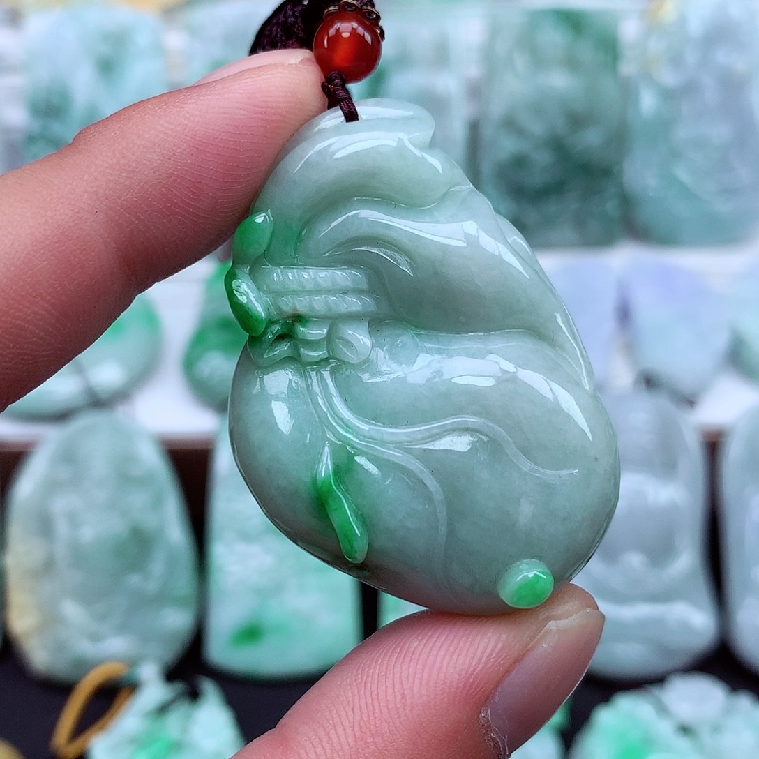 颈饰未镶嵌翡翠翡翠吊坠