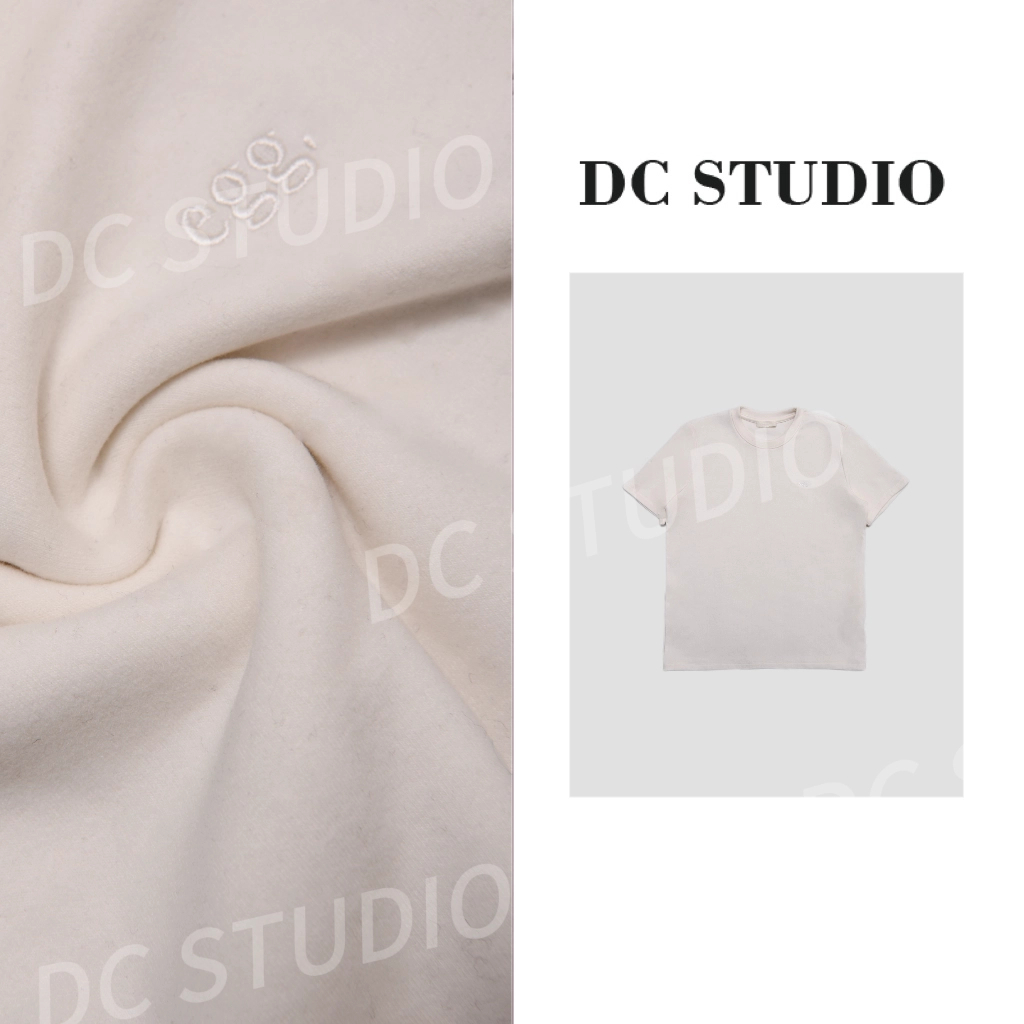 DC STUDIO【EGG】2025早春新款纯色简约潮流街头休闲时尚圆领T恤