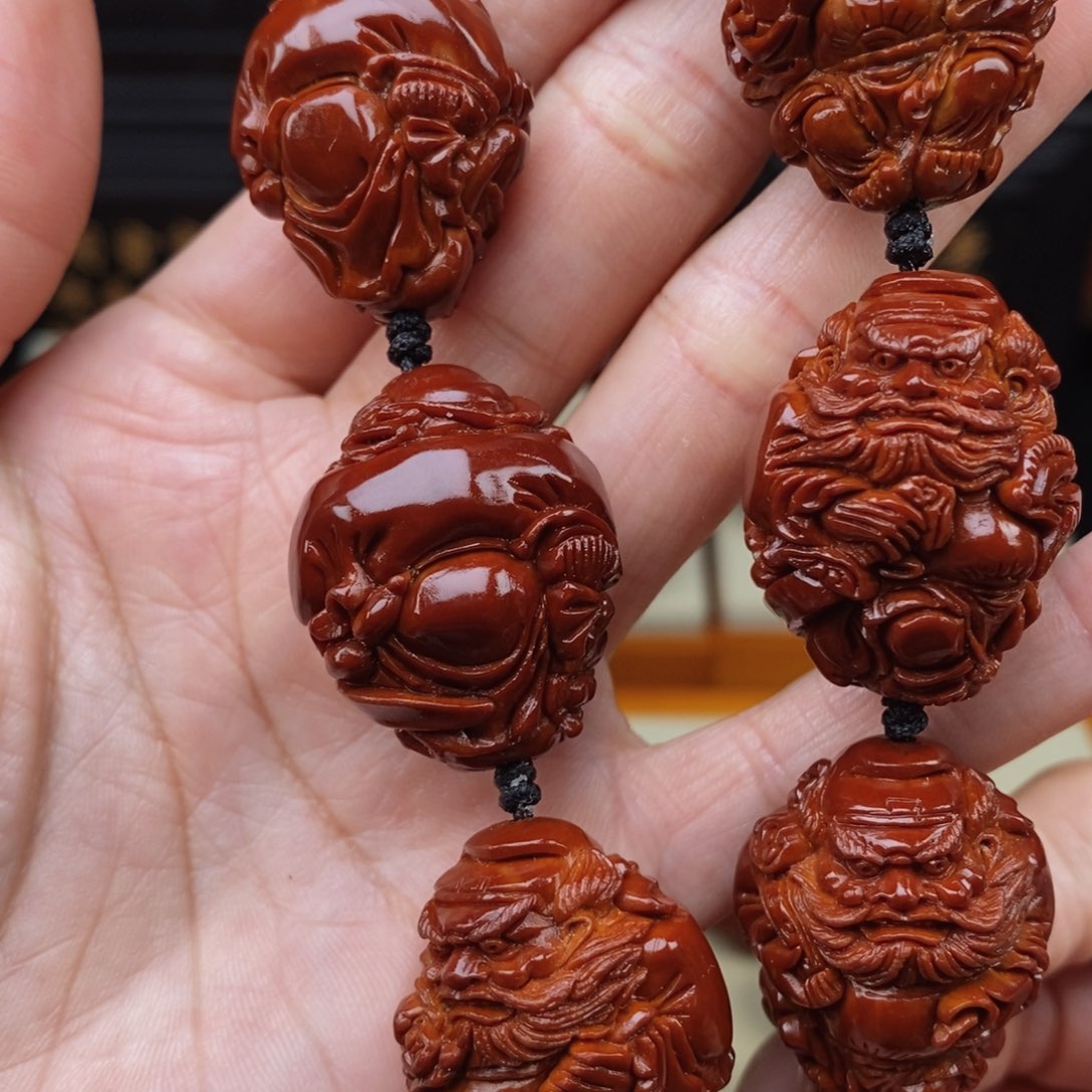 大***禹吊坠橄榄核大钟馗