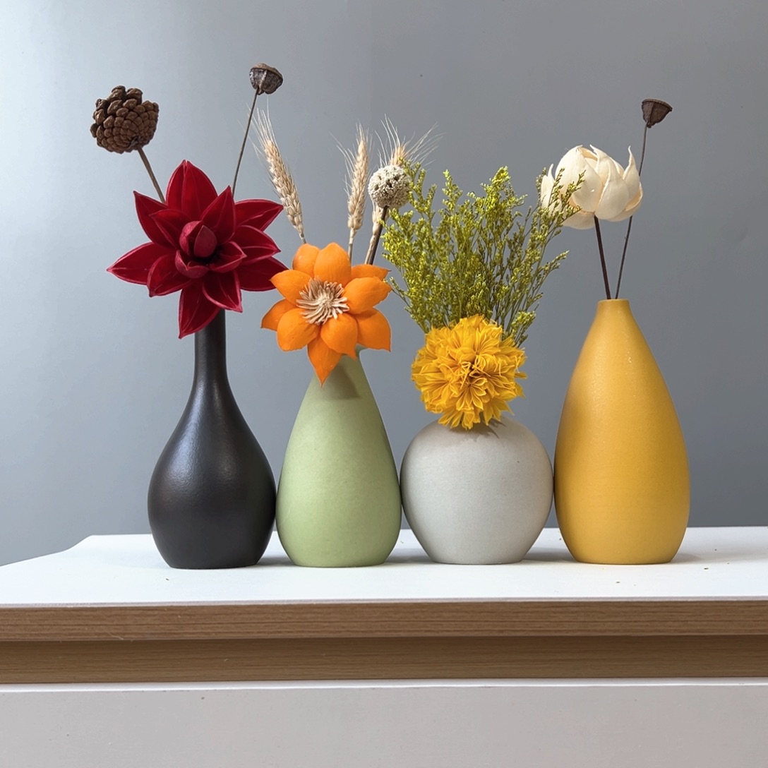 瓶花瓶带花高度20-30厘米左右