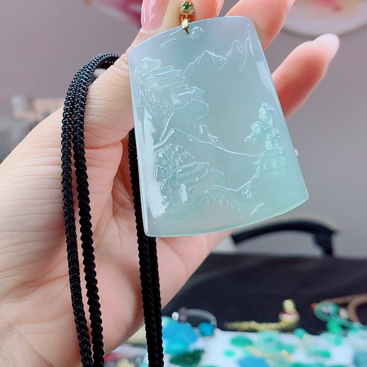 玛瑙/玉髓吊坠(赠链)未镶嵌