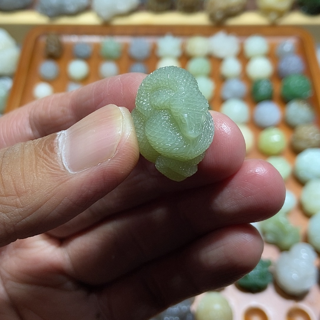 颈饰未镶嵌和田玉定制