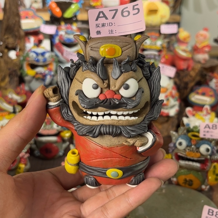 泥塑纯手工茶宠摆件