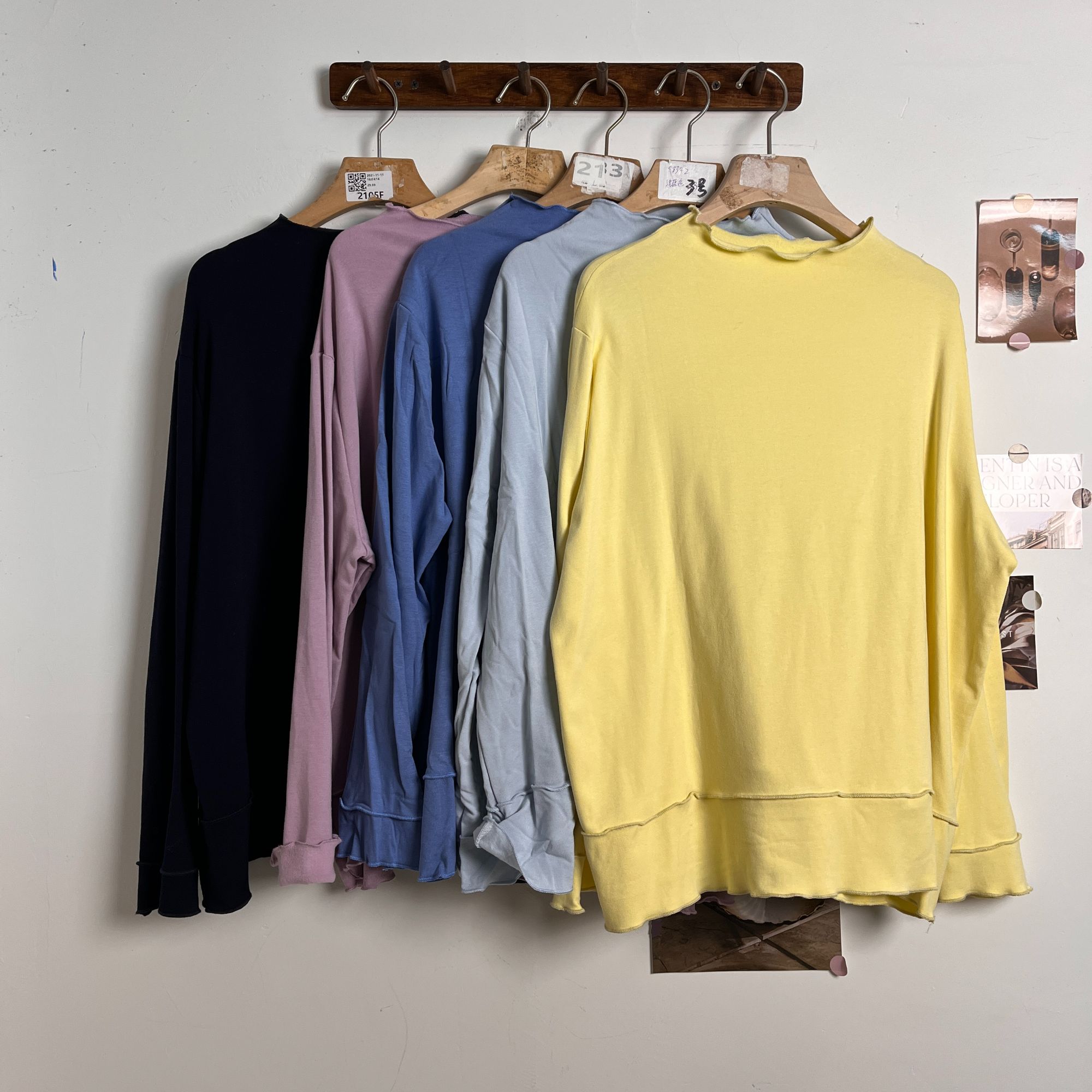 2025小众炸街高级感女装可外穿精致打底T恤日系女士宽松T恤9933