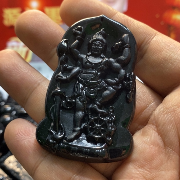 翡翠吊坠(不含链)未镶嵌墨翠