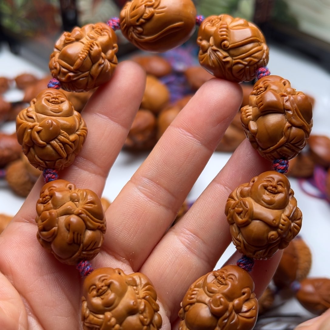 橄榄核手串/手链弥勒佛
